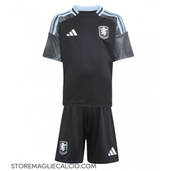Aston Villa Maglia Gara Trasferta Repliche 2025-26 Bambino